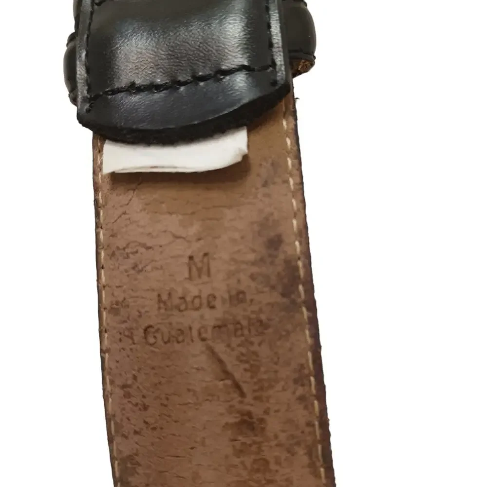 Women's Modern Classic Black Belt Sz‎ M 41